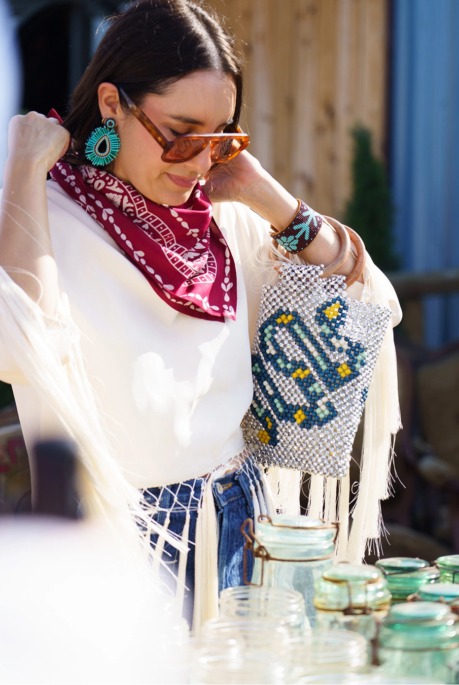 Squash Blossom Cuff - BRACELETS