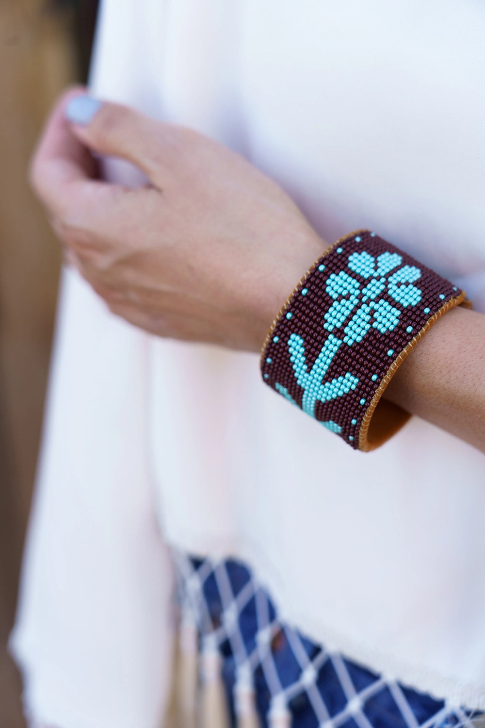 Squash Blossom Cuff - BRACELETS