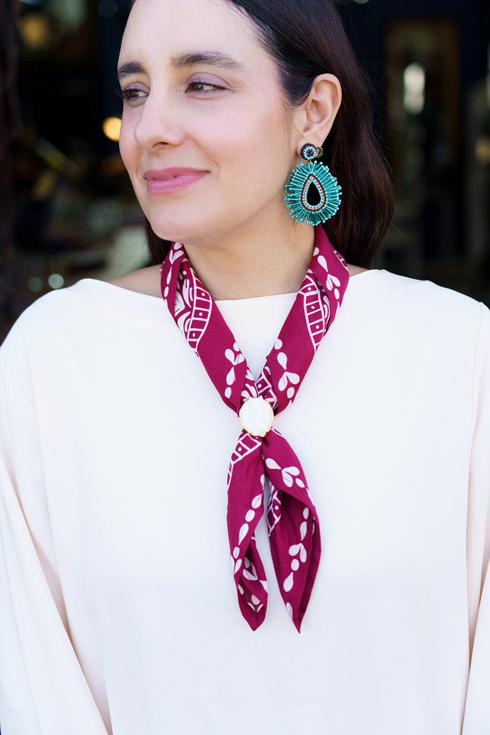 Carnaval Earrings Turquoise - EARRING