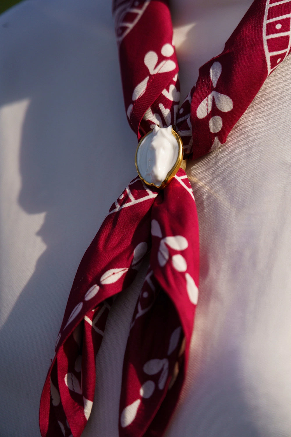 Porcelain Horse Bandana Slider - Accessories
