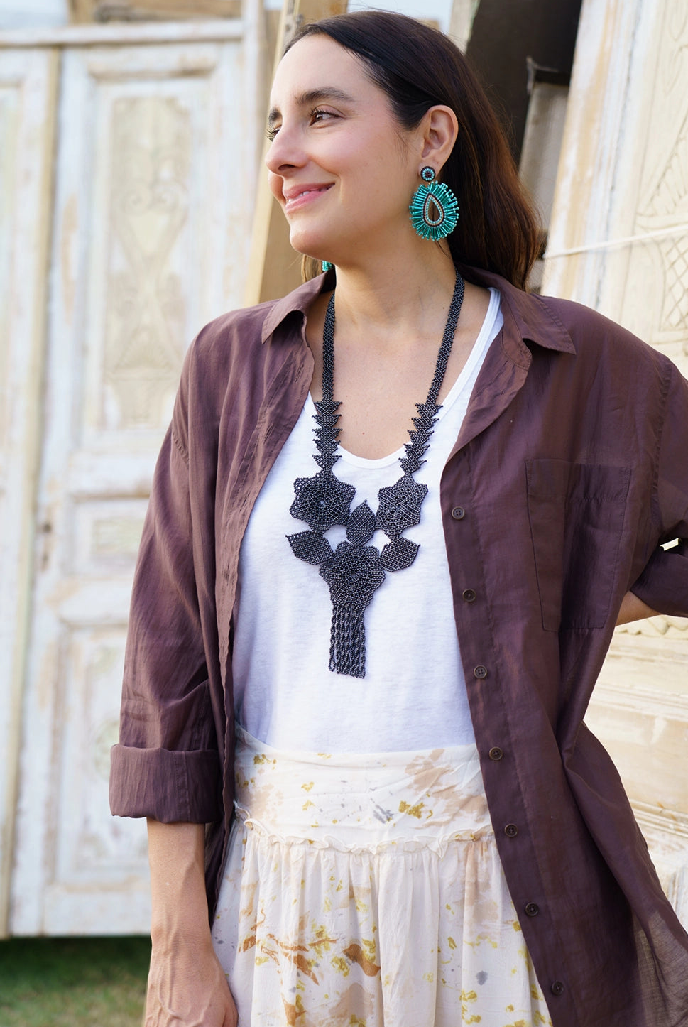 Carnaval Earrings Turquoise - EARRING