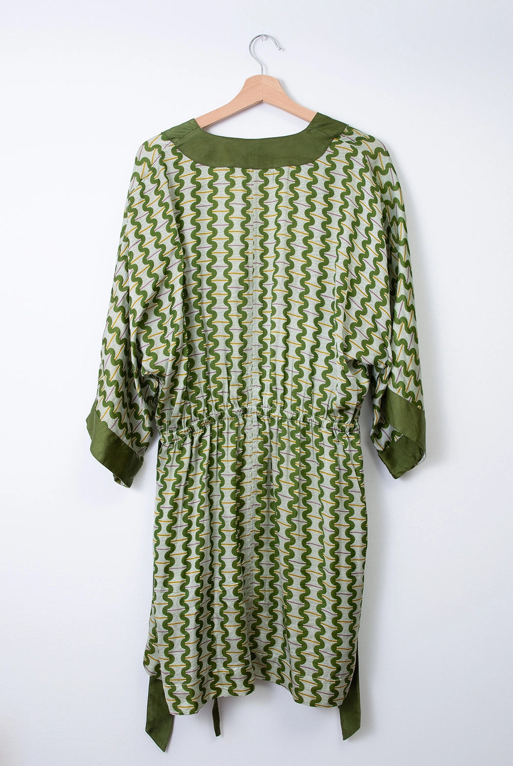 Belted Robe Olive - APPAREL