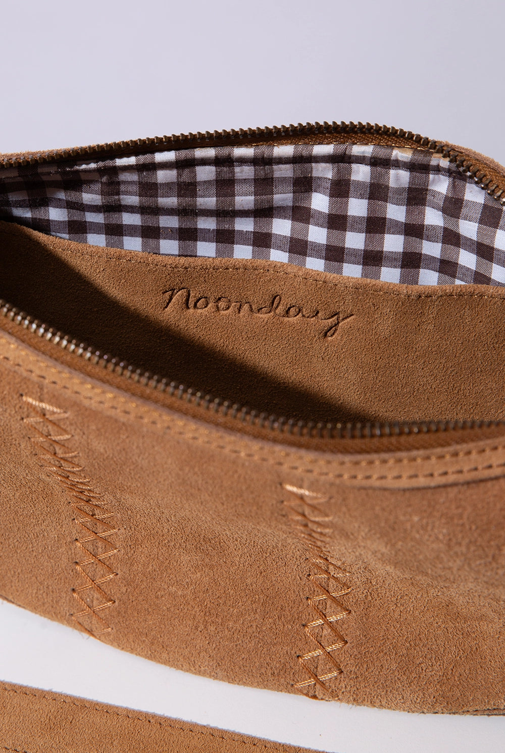 Crescent Sling Western Suede - HANDBAGS