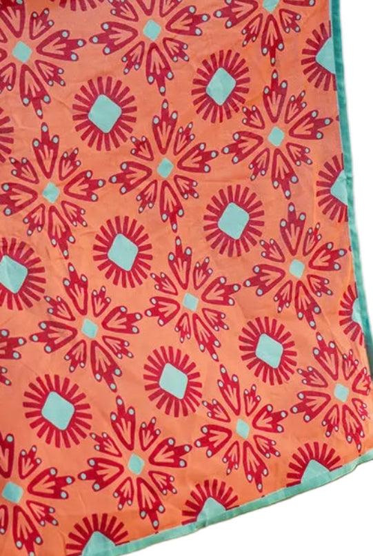 Abstract Floral Bandana - Accessories