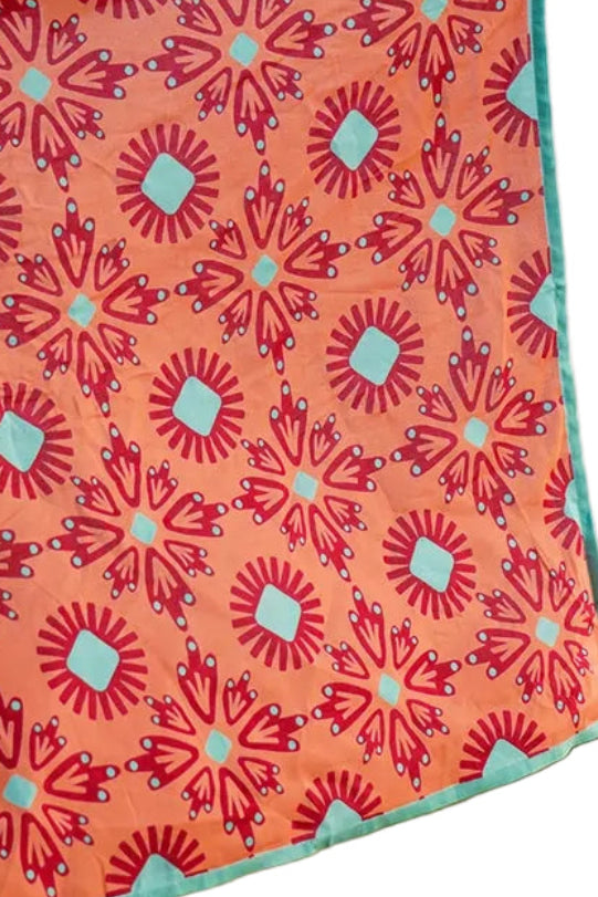 Abstract Floral Bandana - Accessories