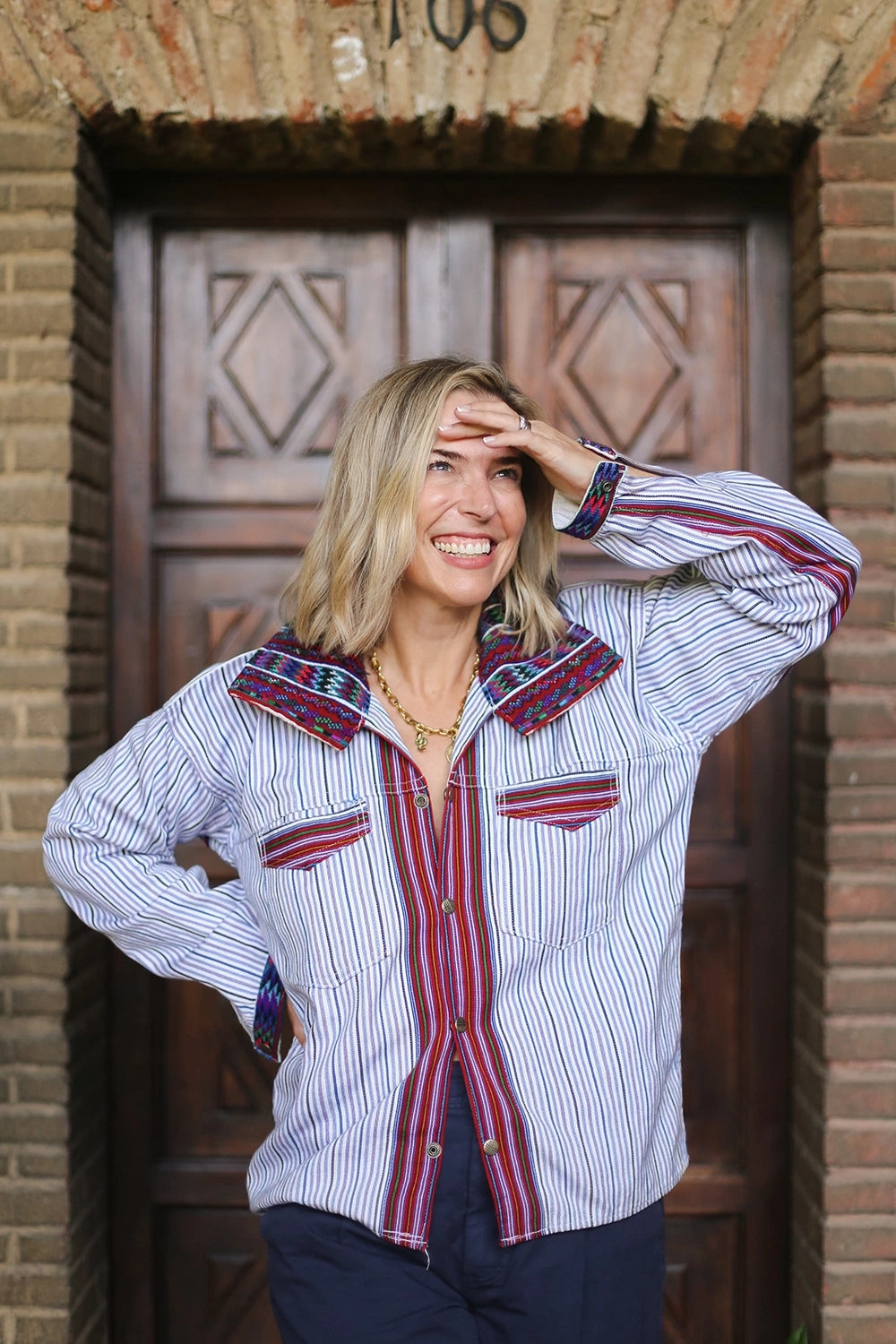 Zyanya Huipil - L - Clothing