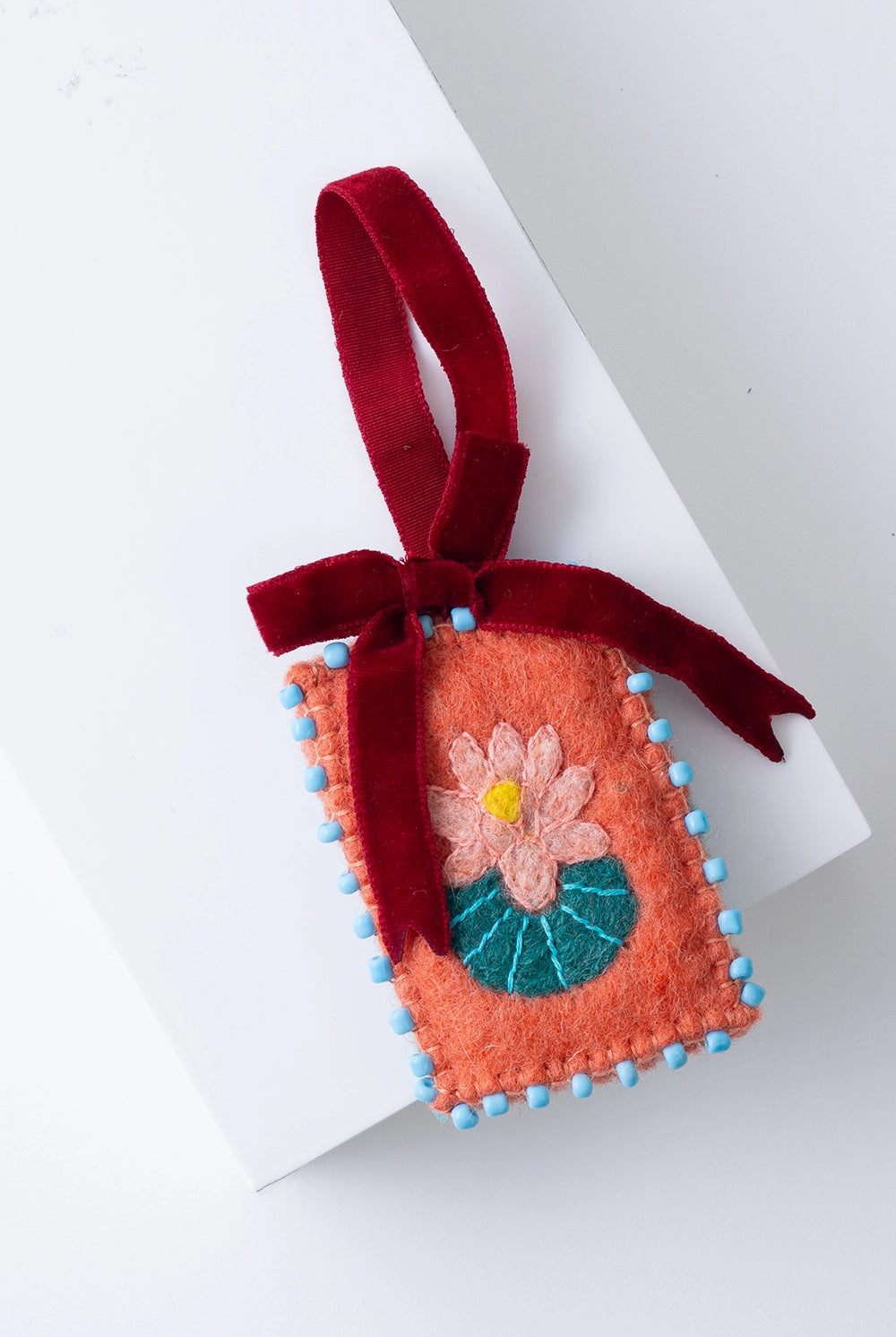 Lotus Blossom Mahjong Tile - Ornament/Decor