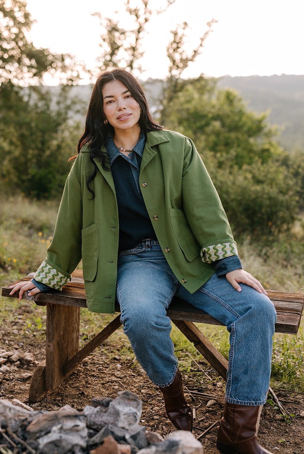 Barn Jacket Olive - APPAREL