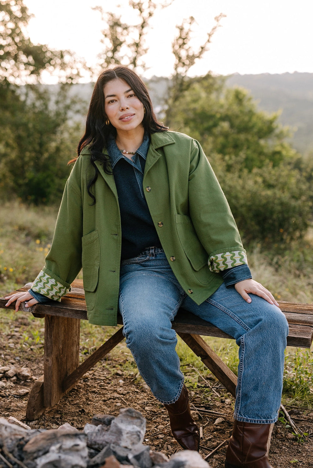 Barn Jacket Olive - APPAREL