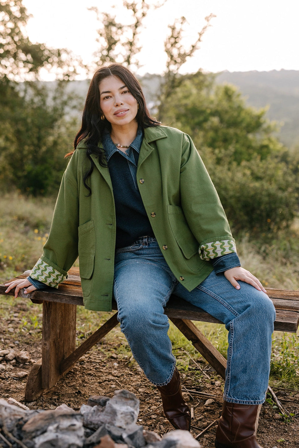 Barn Jacket Olive - APPAREL