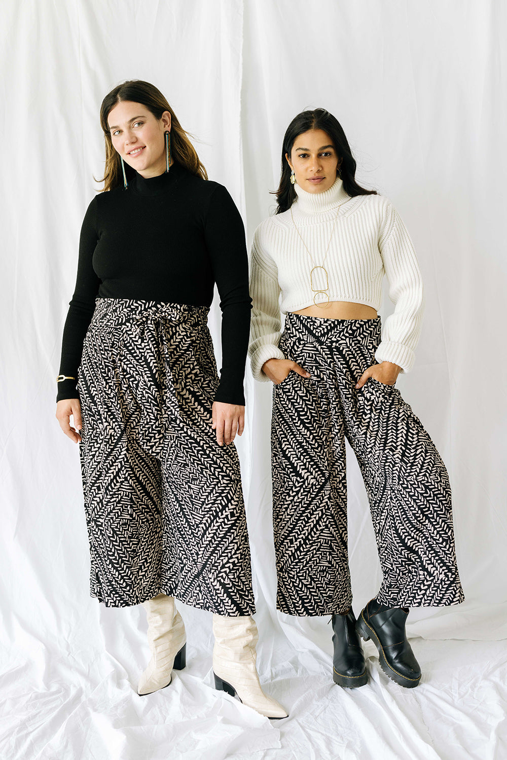 Easy Crop Trouser Kawa