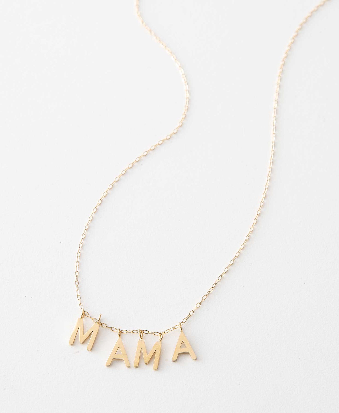 Mama Necklace, Gold