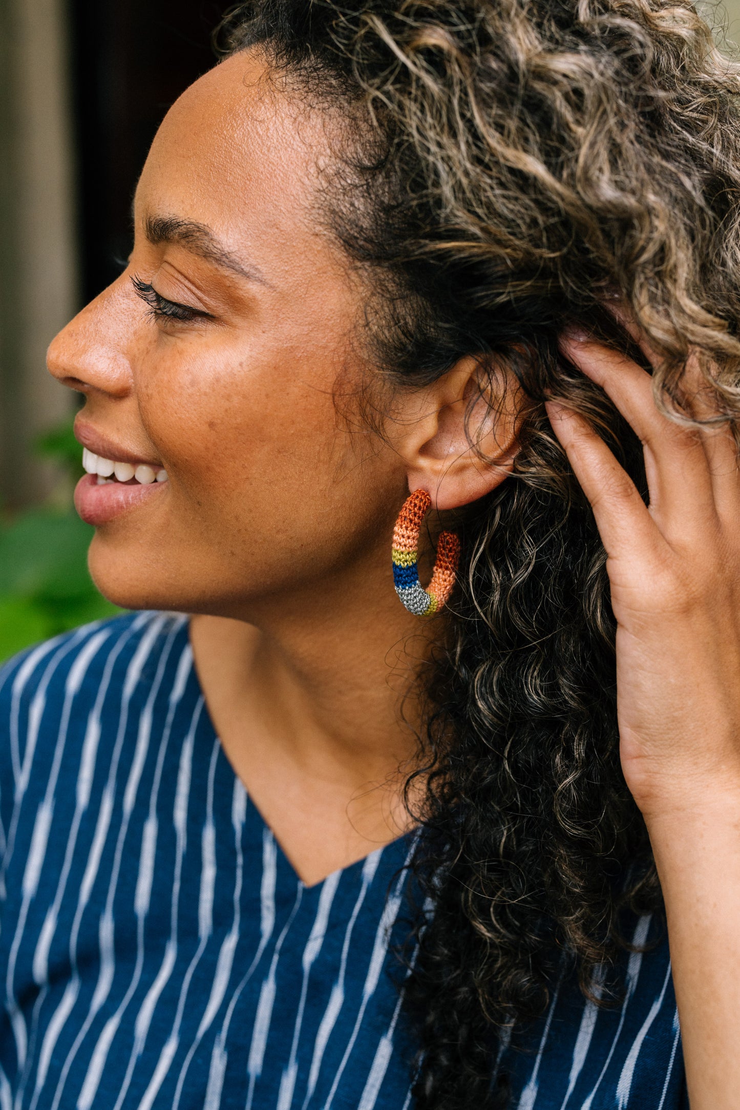 Maza Crocheted Hoops