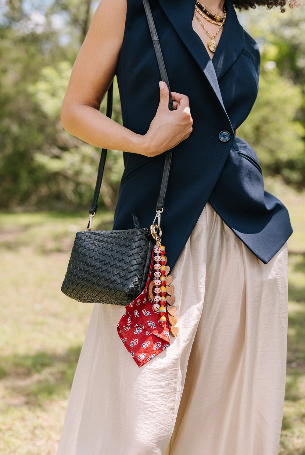 Essential Mini Woven Leather - HANDBAGS