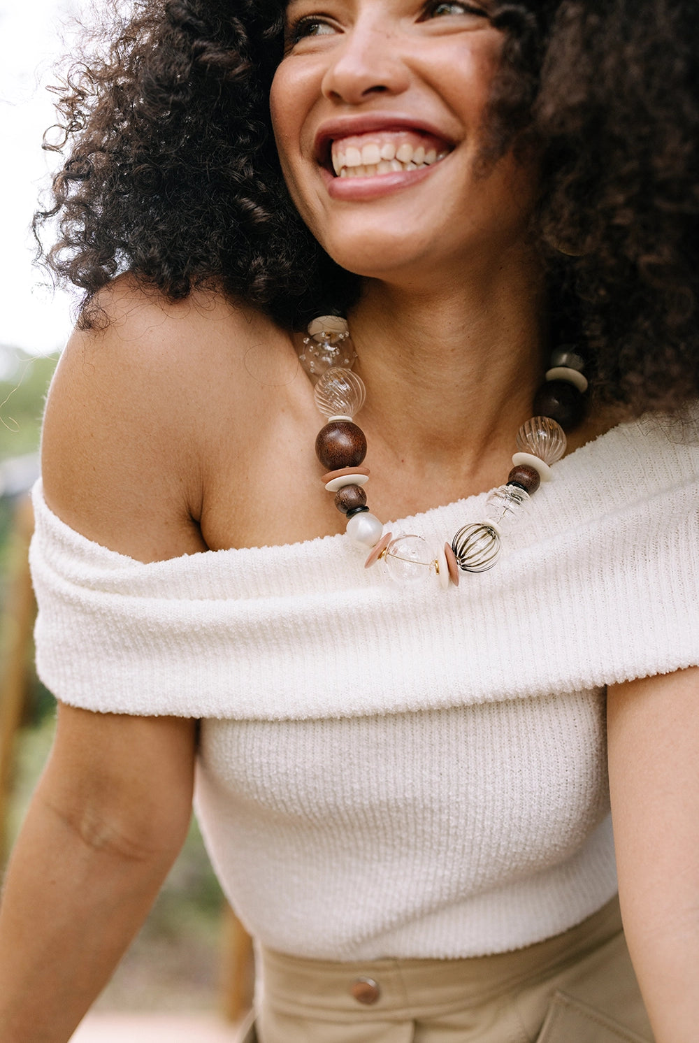 Shanti Glass Blown Necklace - NECKLACES