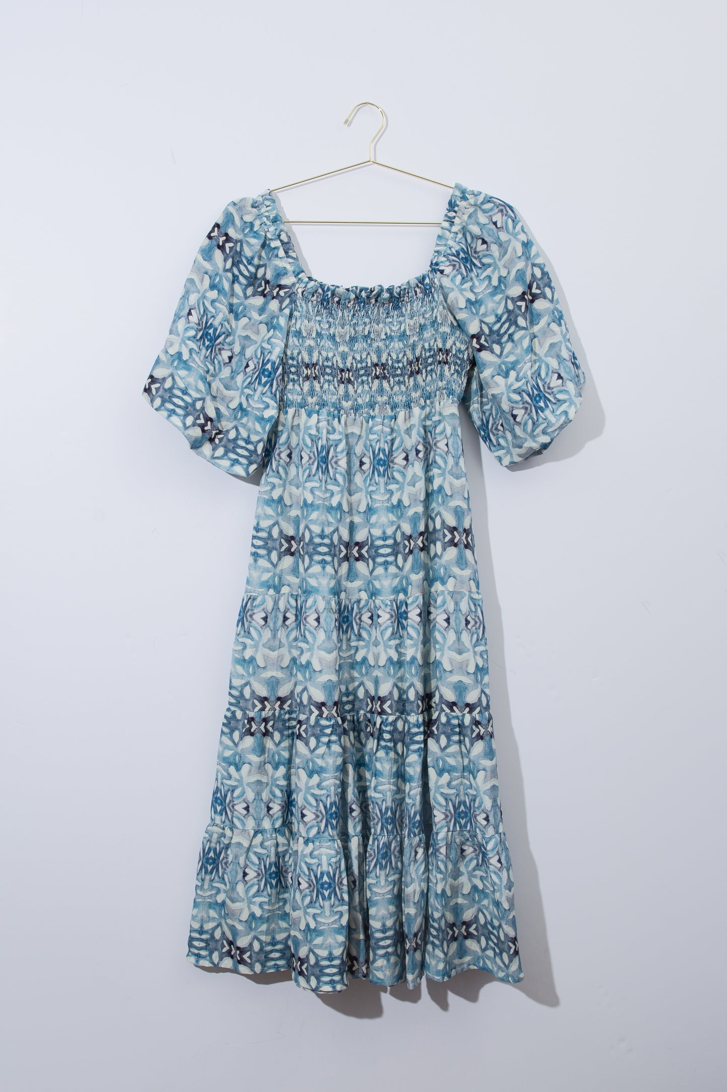 Smocked Maxi Dress, Santorini