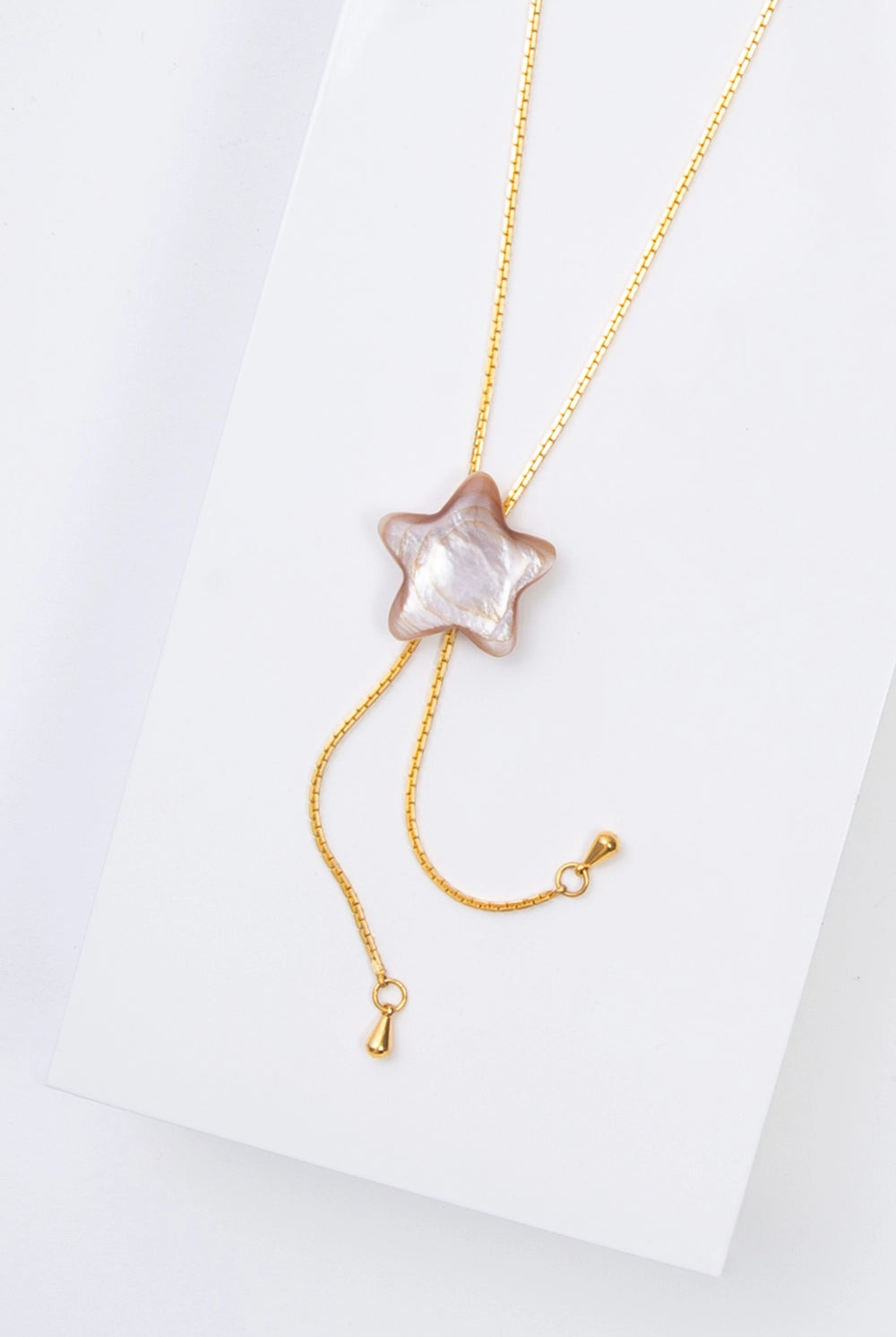 Stella Pearl Lariat - NECKLACES