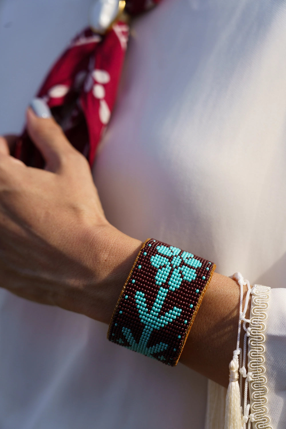 Squash Blossom Cuff - BRACELETS