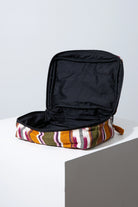 Woven Stripe Travel Cube - Accessory Bag