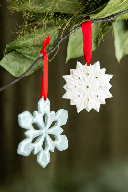 Glazed Snowflake Ornament