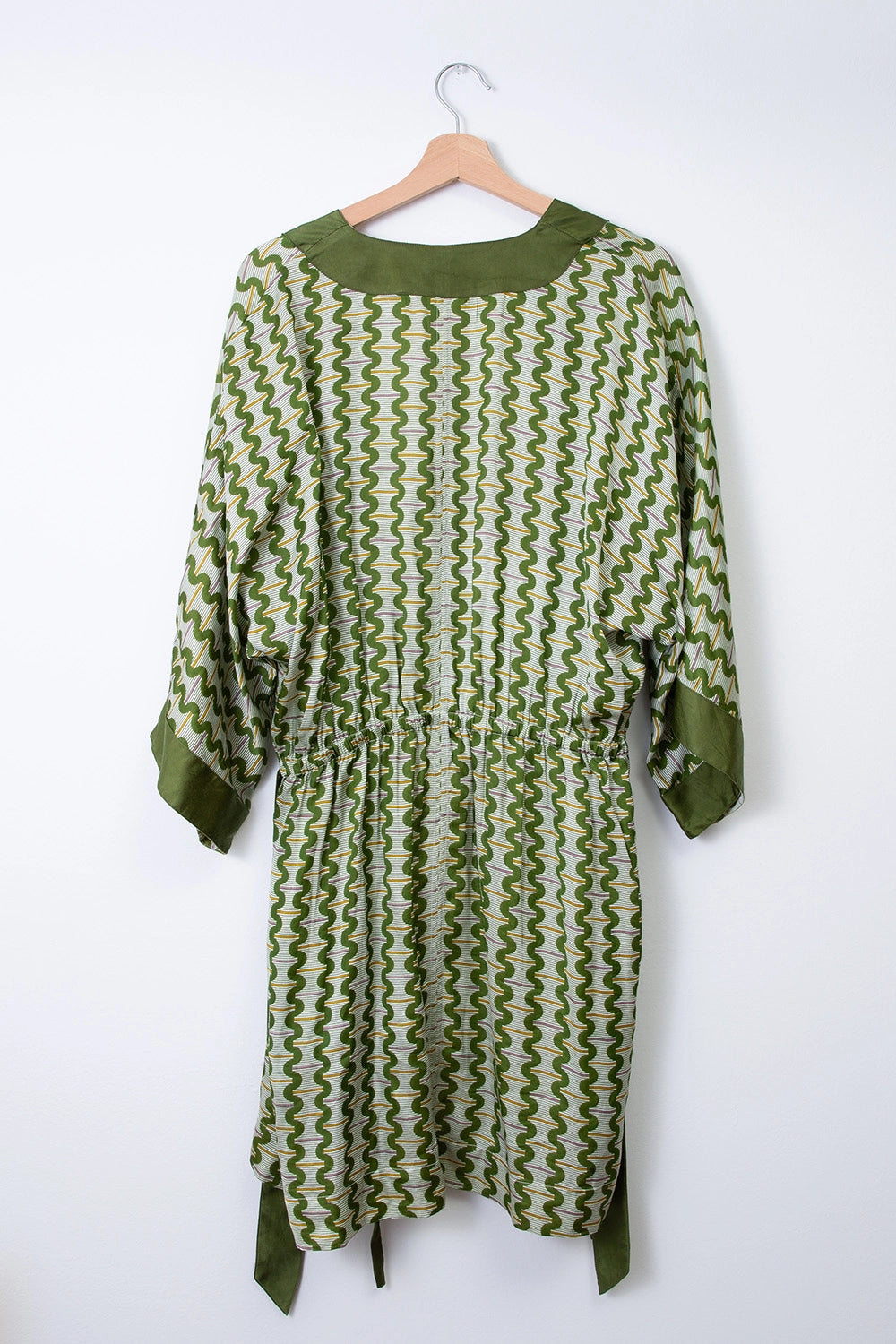 Belted Robe Olive - APPAREL
