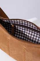 Crescent Sling Western Suede - HANDBAGS