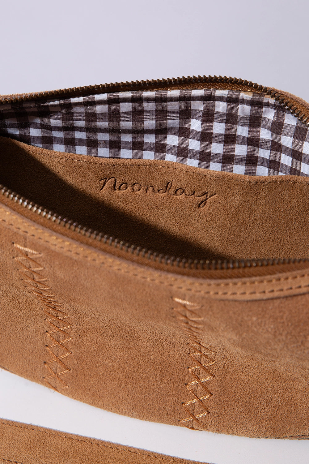 Crescent Sling Western Suede - HANDBAGS