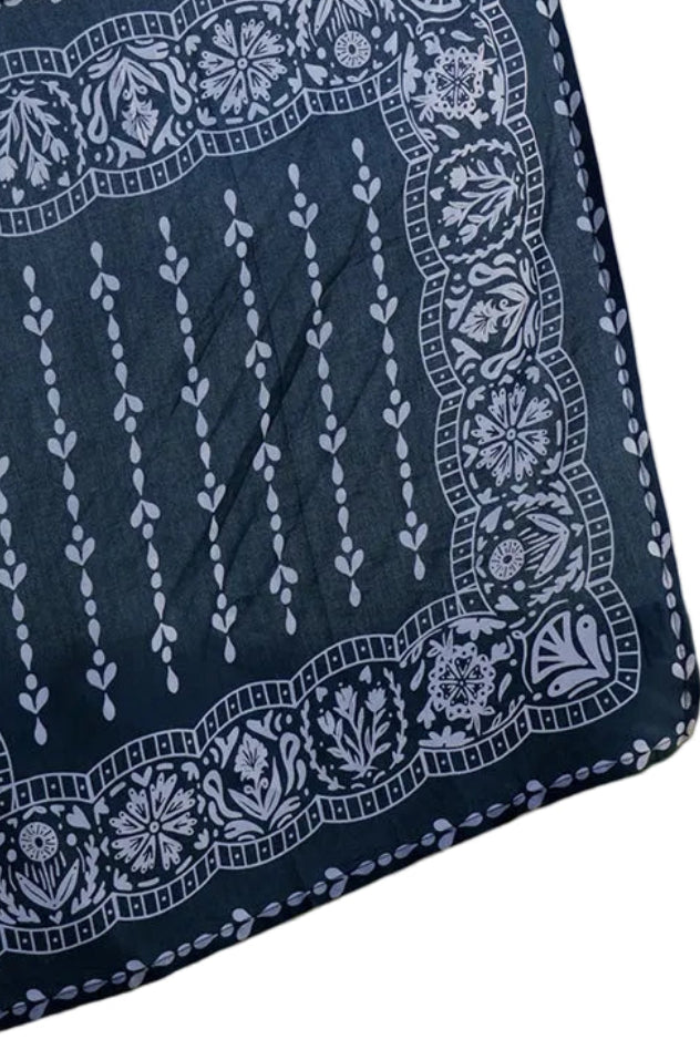 Garden Bandana Navy - Accessories
