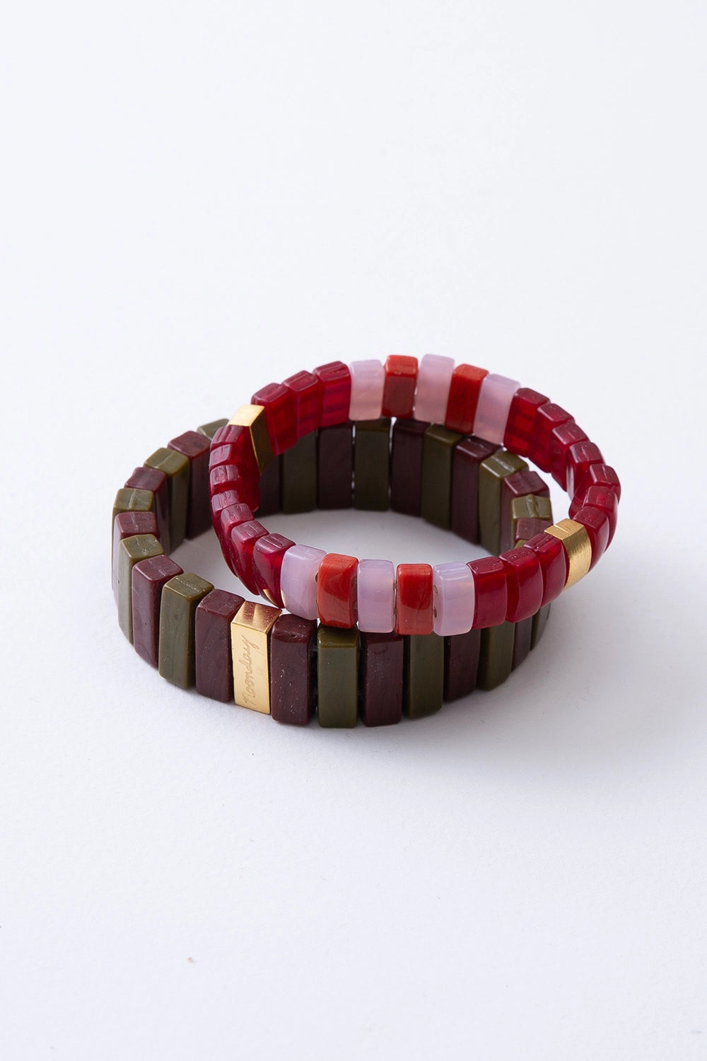 Glass Bracelet Set Guava - BRACELETS