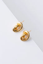 Gold Knot Studs - EARRING
