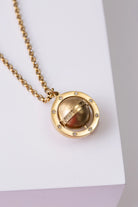 Love Makes The World Go Round Pendant - NECKLACES