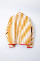 Reversible Quilted Jacket Striped Marigold - APPAREL
