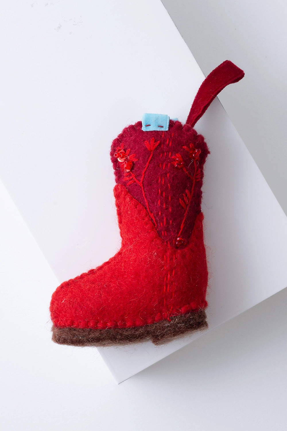 Ruby Rodeo Boot Ornament - Ornament/Decor