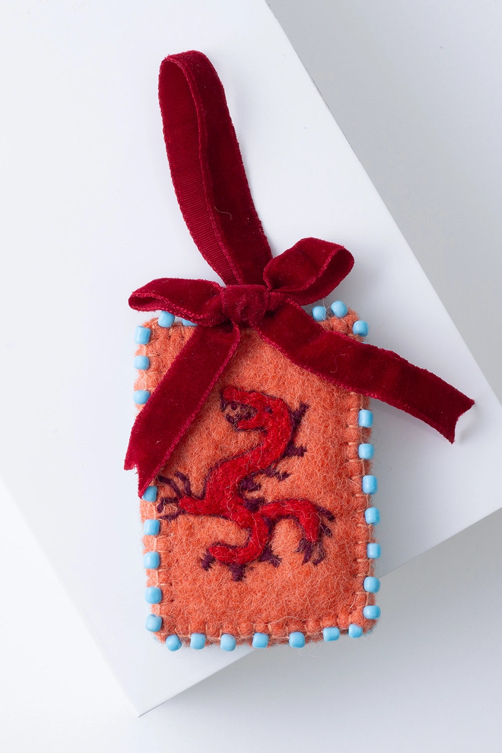Scarlet Dragon Mahjong Tile - Ornament/Decor