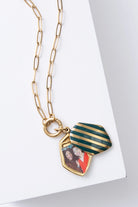 Timeless Stripe Locket - NECKLACES