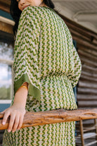 Belted Robe Olive - APPAREL