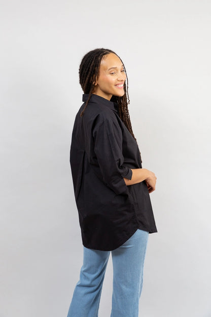 Black Breezy Tunic