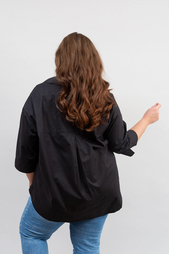 Black Breezy Tunic