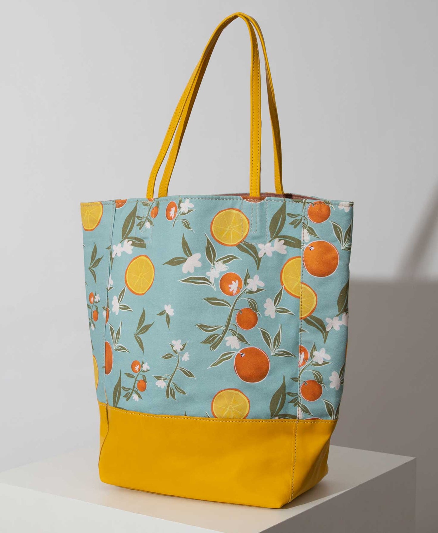 Canvas Bucket Bag, Citrus