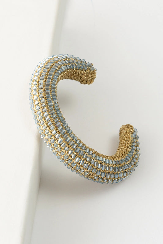 Embellished Crocheted Cuff