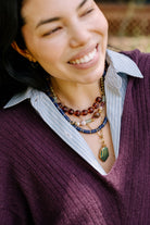 Lucid Glass Necklace Amber - NECKLACES