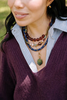 Lucid Glass Necklace Amber - NECKLACES