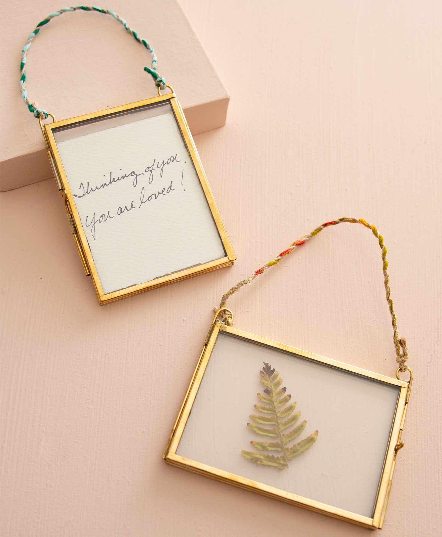 Memento Frame Ornaments, Set of 2