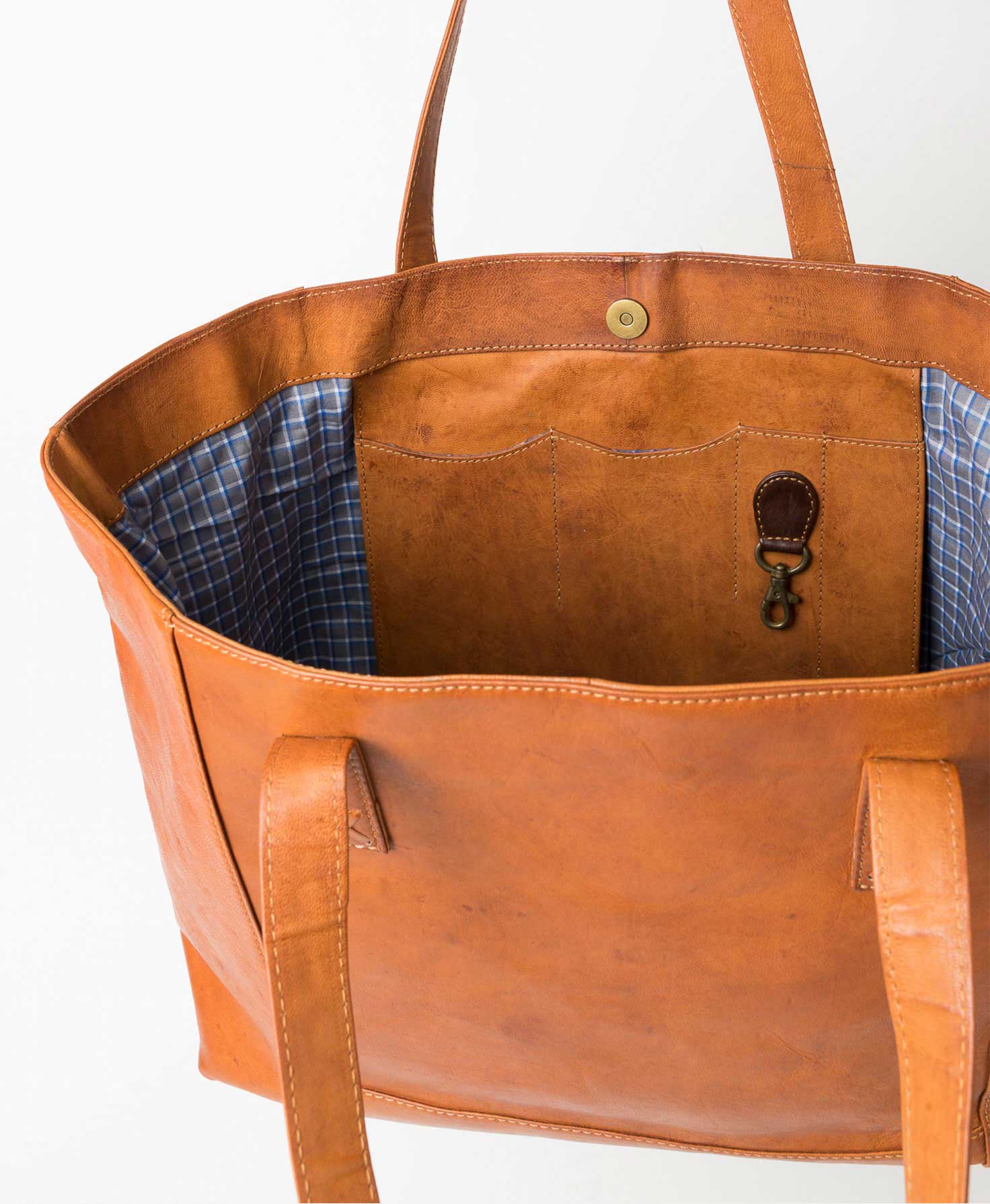 NoonDay Collection Rustic shops Tan Leather Tote