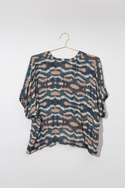 Oversized Boxy Top, Vinita Sky