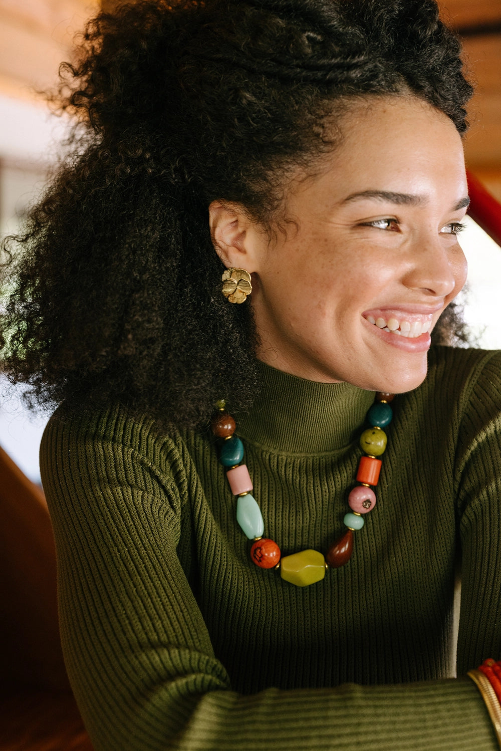 Pansy Statement Stud - EARRING