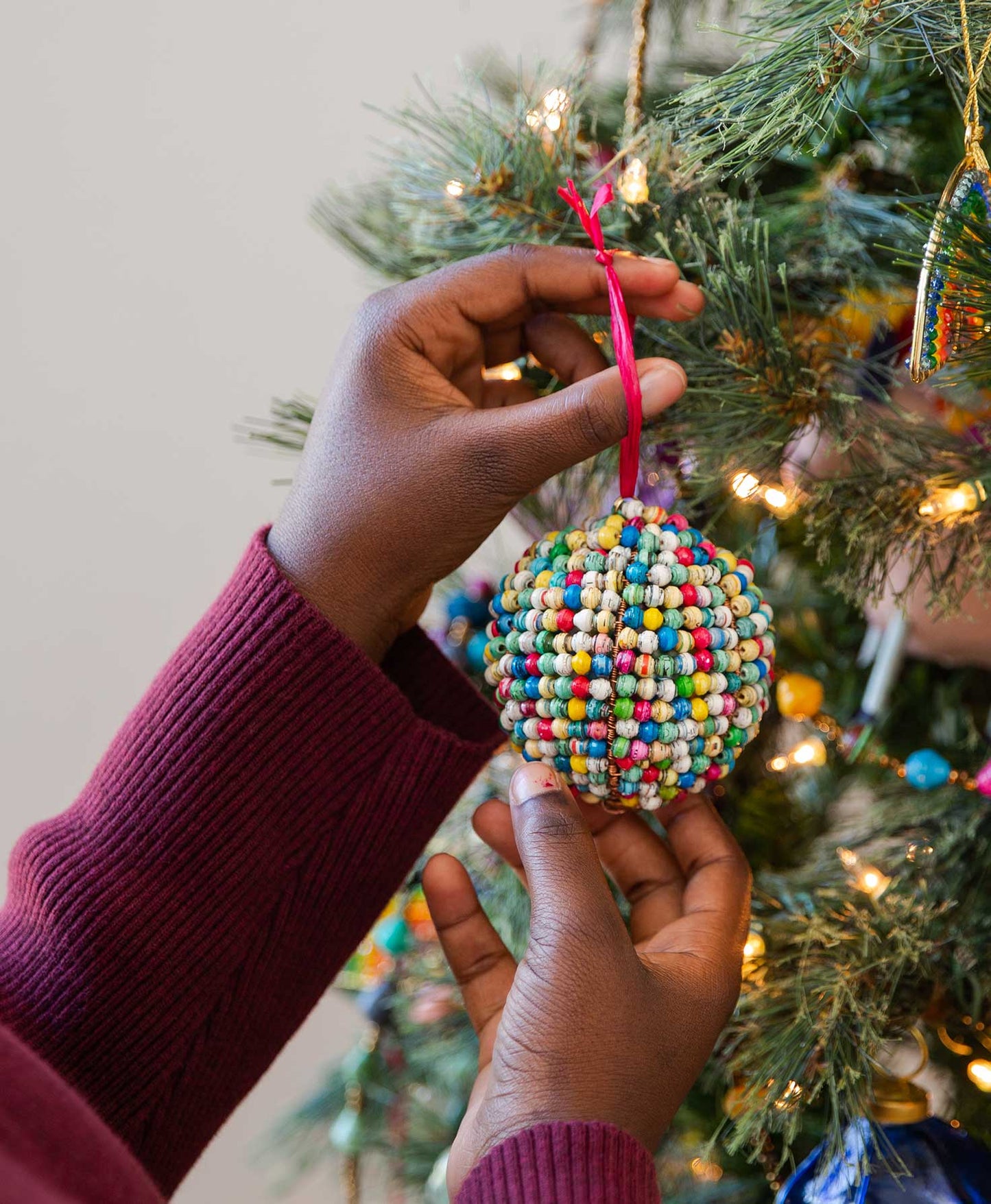 Paper Sphere Ornament