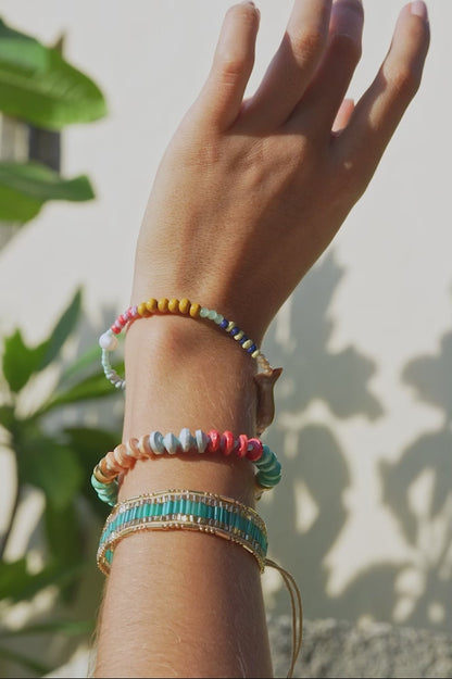 Aqua Weave Bracelet