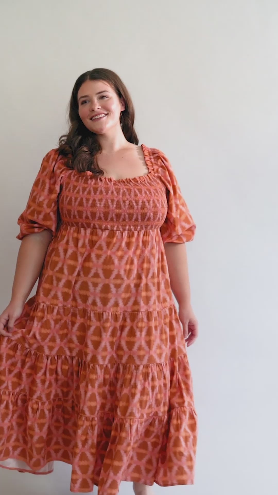 Smocked Maxi Dress, Munni Sunset – Noonday Collection
