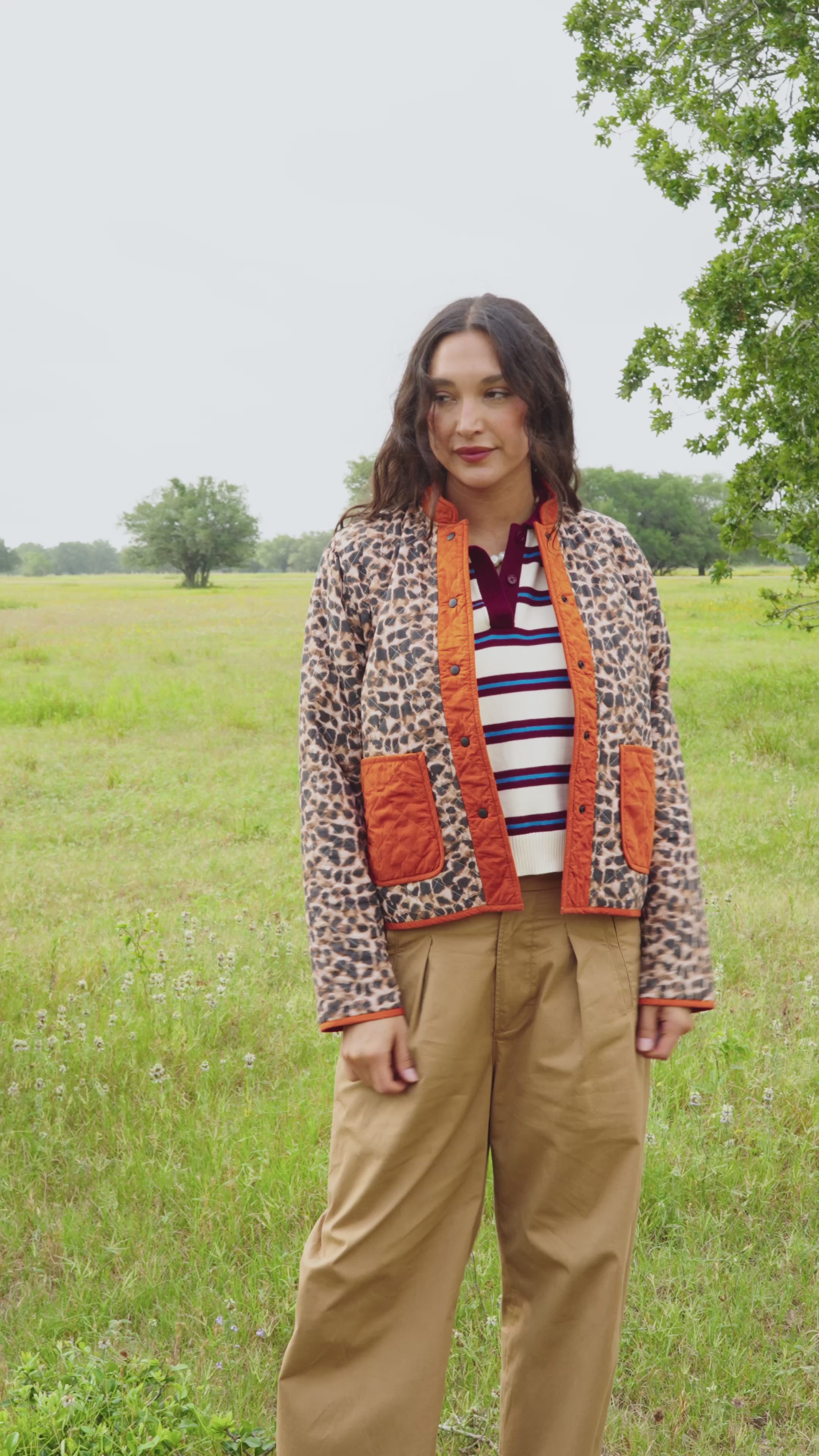 Reversible Quilted Jacket, Giraffe – Noonday